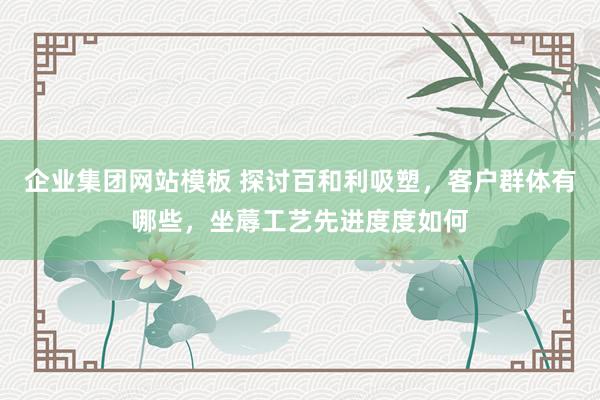 企业集团网站模板 探讨百和利吸塑，客户群体有哪些，坐蓐工艺先进度度如何