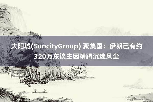 大阳城(SuncityGroup) 聚集国：伊朗已有约320万东谈主因糟蹋沉迷风尘