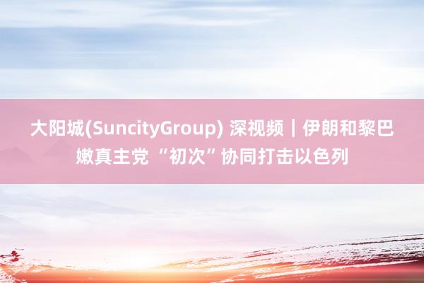 大阳城(SuncityGroup) 深视频｜伊朗和黎巴嫩真主党 “初次”协同打击以色列